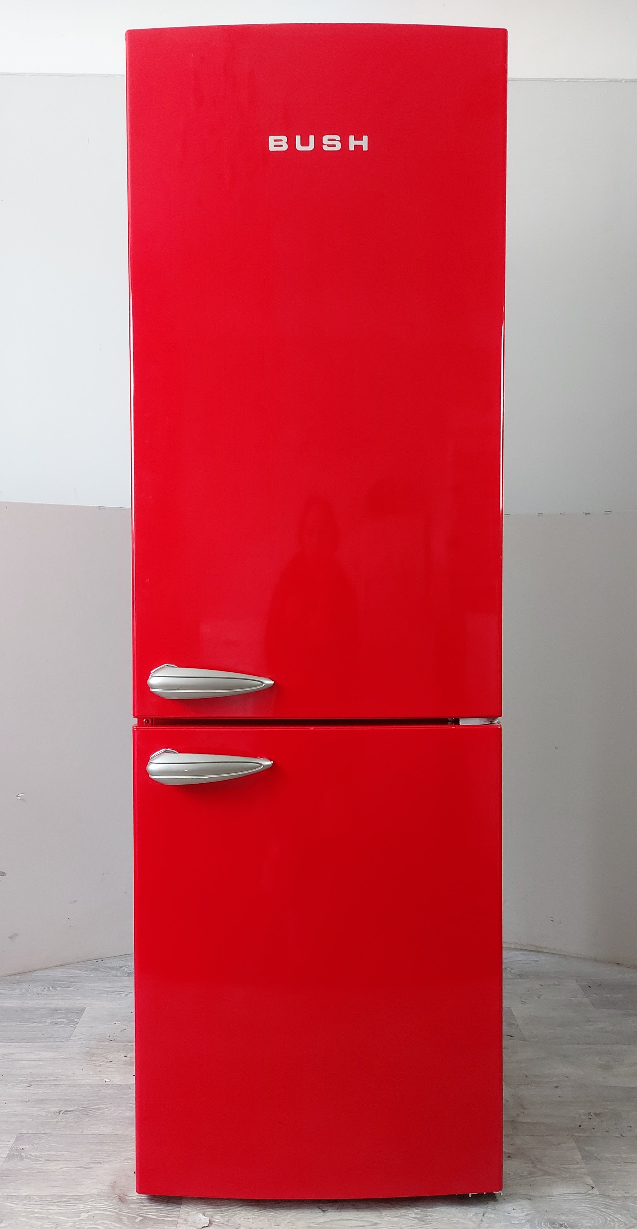 Bush Retro Style Fridge Freezer BSFF60R - Red