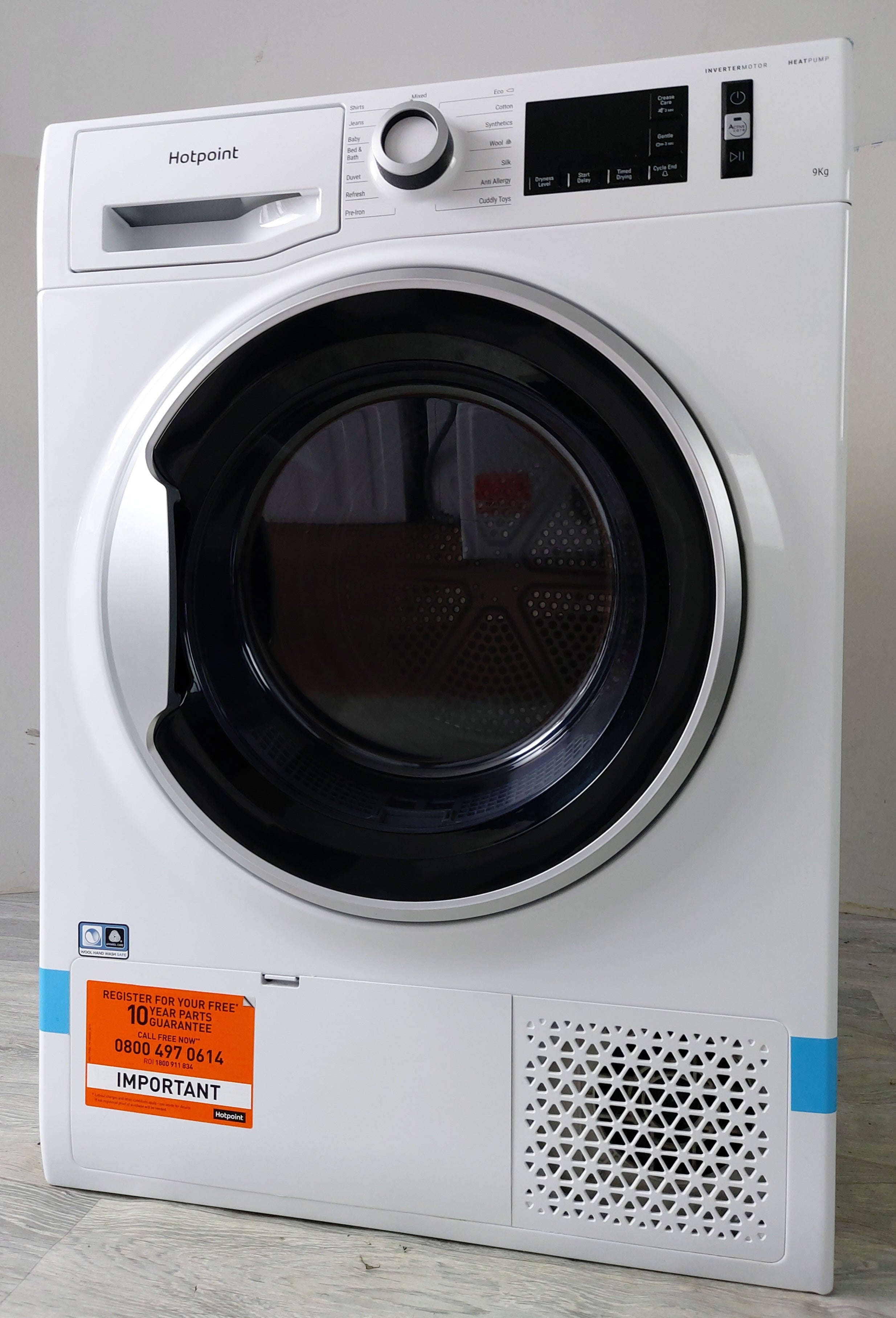 9kg Heat Pump Hotpoint Condenser Dryer - NTSM1192SKUK