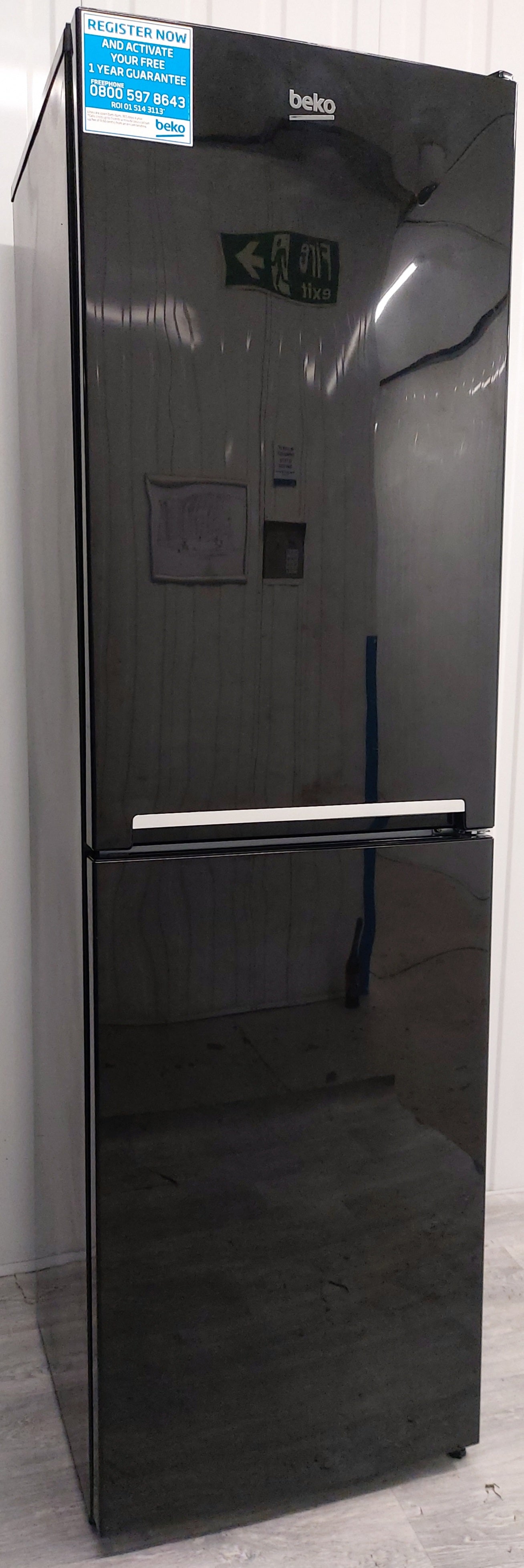 Beko CFG1582B 50/50 Frost Fridge Freezer - Black - F Rated