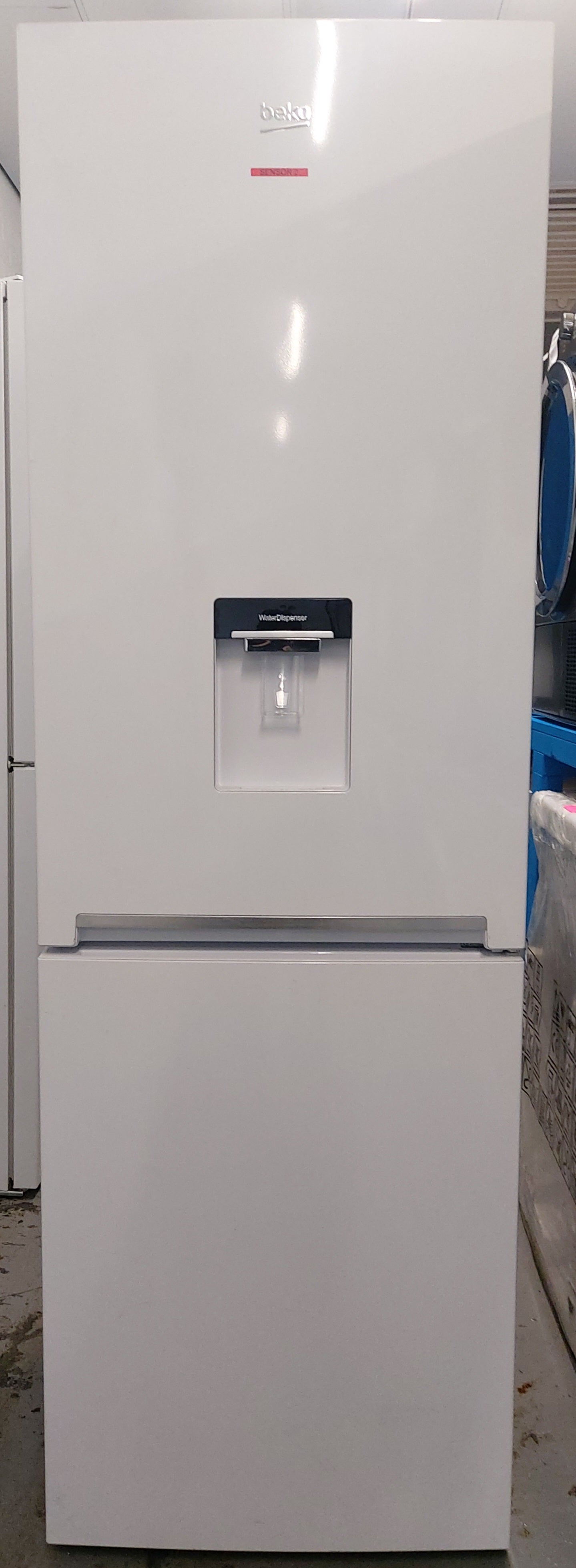 Beko CXFG1685DW Graded Fridge Freezer with Non-Plumbed Water Dispenser - Frost Free - White